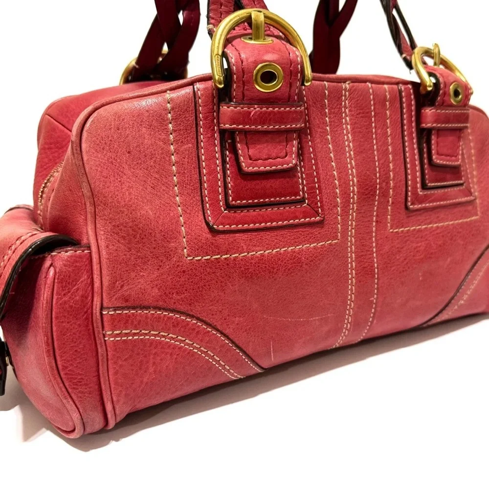 Coach Raspberry Pink Mia Satchel - Picture 10 of 13